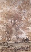 Claude Lorrain Trees,Figures,and sheep (mk17) oil painting picture wholesale
